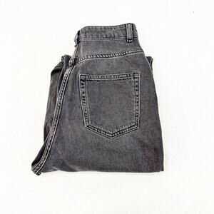 & Other Stories Loose Fitting Charcoal Straight Leg Denim Jeans Size 25 EUR